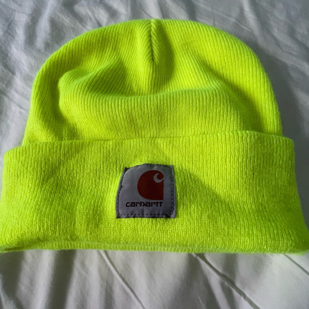 (Free with purchase) Neon Yellow Carhartt Toque